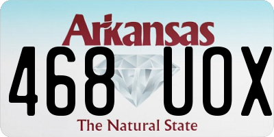 AR license plate 468UOX