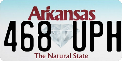 AR license plate 468UPH