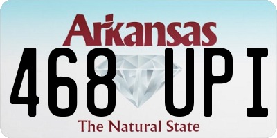 AR license plate 468UPI