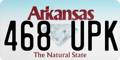 AR license plate 468UPK