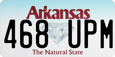 AR license plate 468UPM