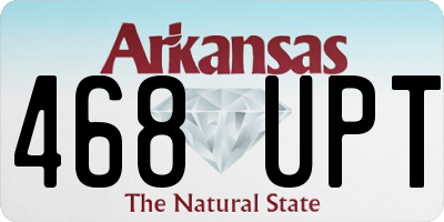 AR license plate 468UPT