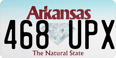 AR license plate 468UPX