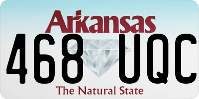 AR license plate 468UQC