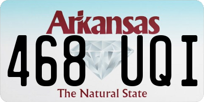 AR license plate 468UQI