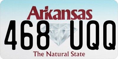 AR license plate 468UQQ