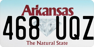 AR license plate 468UQZ