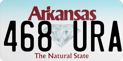 AR license plate 468URA
