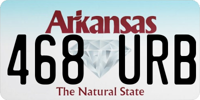 AR license plate 468URB