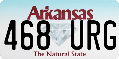 AR license plate 468URG