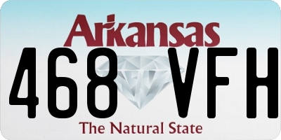 AR license plate 468VFH