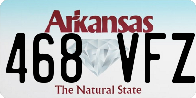 AR license plate 468VFZ