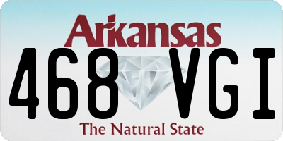 AR license plate 468VGI