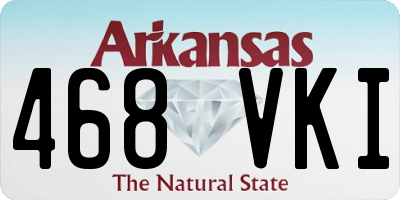 AR license plate 468VKI