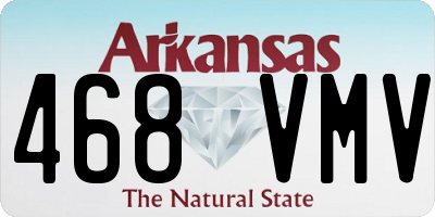AR license plate 468VMV