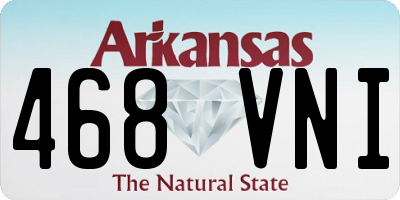 AR license plate 468VNI