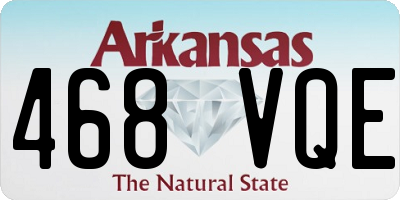 AR license plate 468VQE