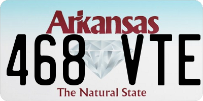 AR license plate 468VTE