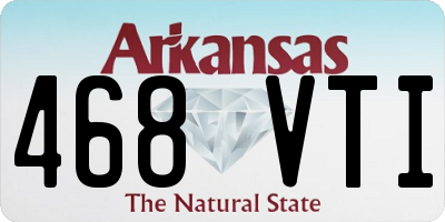 AR license plate 468VTI
