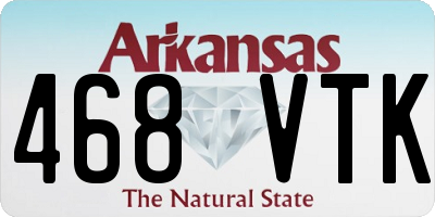AR license plate 468VTK