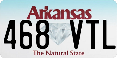 AR license plate 468VTL