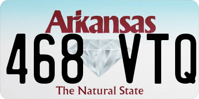 AR license plate 468VTQ