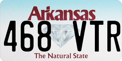 AR license plate 468VTR