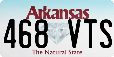 AR license plate 468VTS
