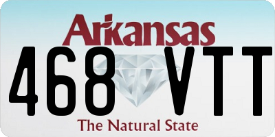 AR license plate 468VTT