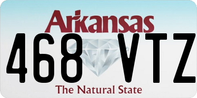 AR license plate 468VTZ