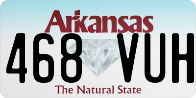 AR license plate 468VUH