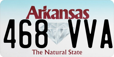AR license plate 468VVA