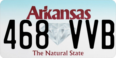 AR license plate 468VVB