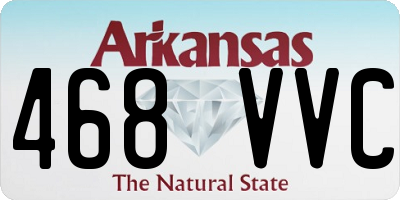 AR license plate 468VVC