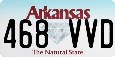 AR license plate 468VVD