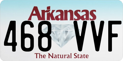 AR license plate 468VVF