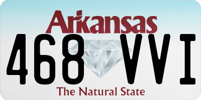 AR license plate 468VVI