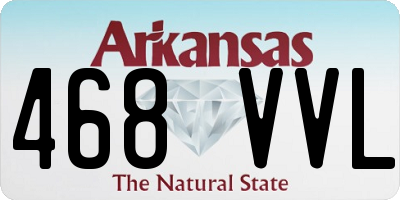 AR license plate 468VVL