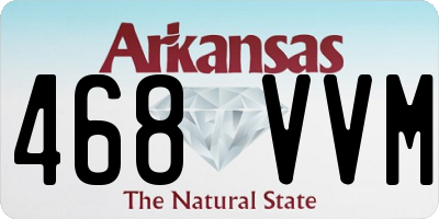 AR license plate 468VVM