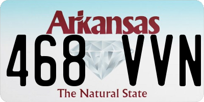 AR license plate 468VVN
