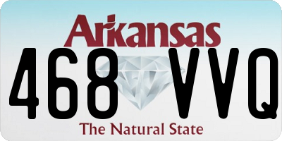 AR license plate 468VVQ