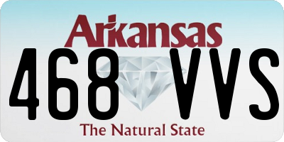 AR license plate 468VVS