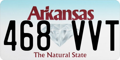 AR license plate 468VVT