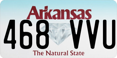 AR license plate 468VVU