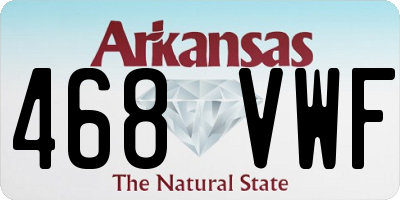 AR license plate 468VWF