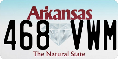 AR license plate 468VWM