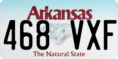 AR license plate 468VXF