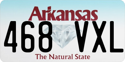 AR license plate 468VXL