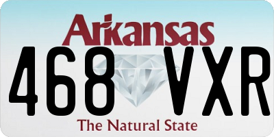 AR license plate 468VXR