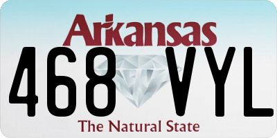 AR license plate 468VYL